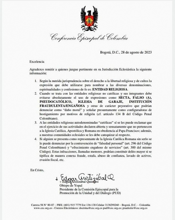CONFERENCIA EPISCOPAL DE COLOMBIA